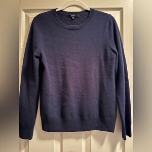Quince Women's Navy Crew Neck Sweater